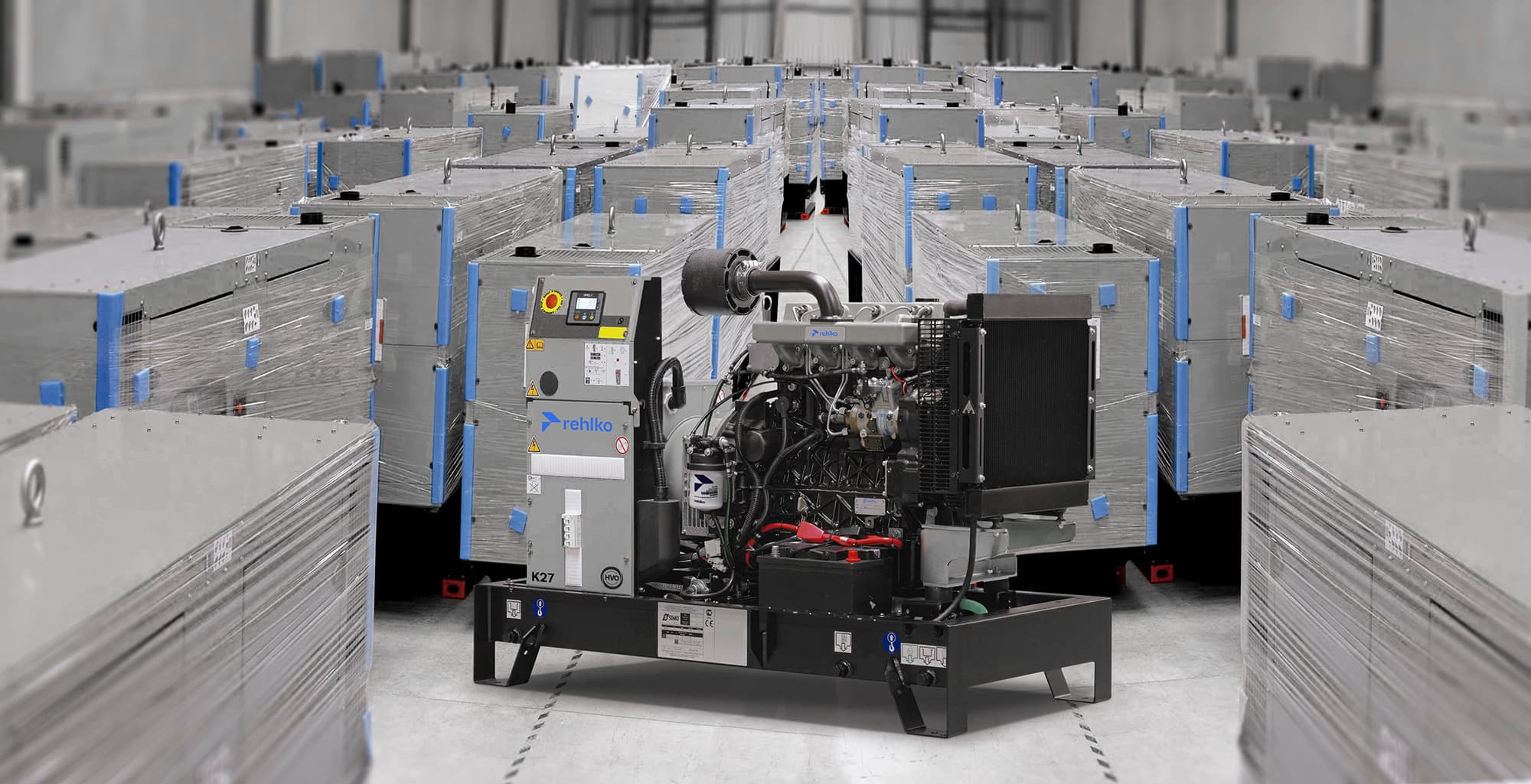 Spain 2 - Generator warehouse storage - rehlko-generators-in-a-room-spain-2
