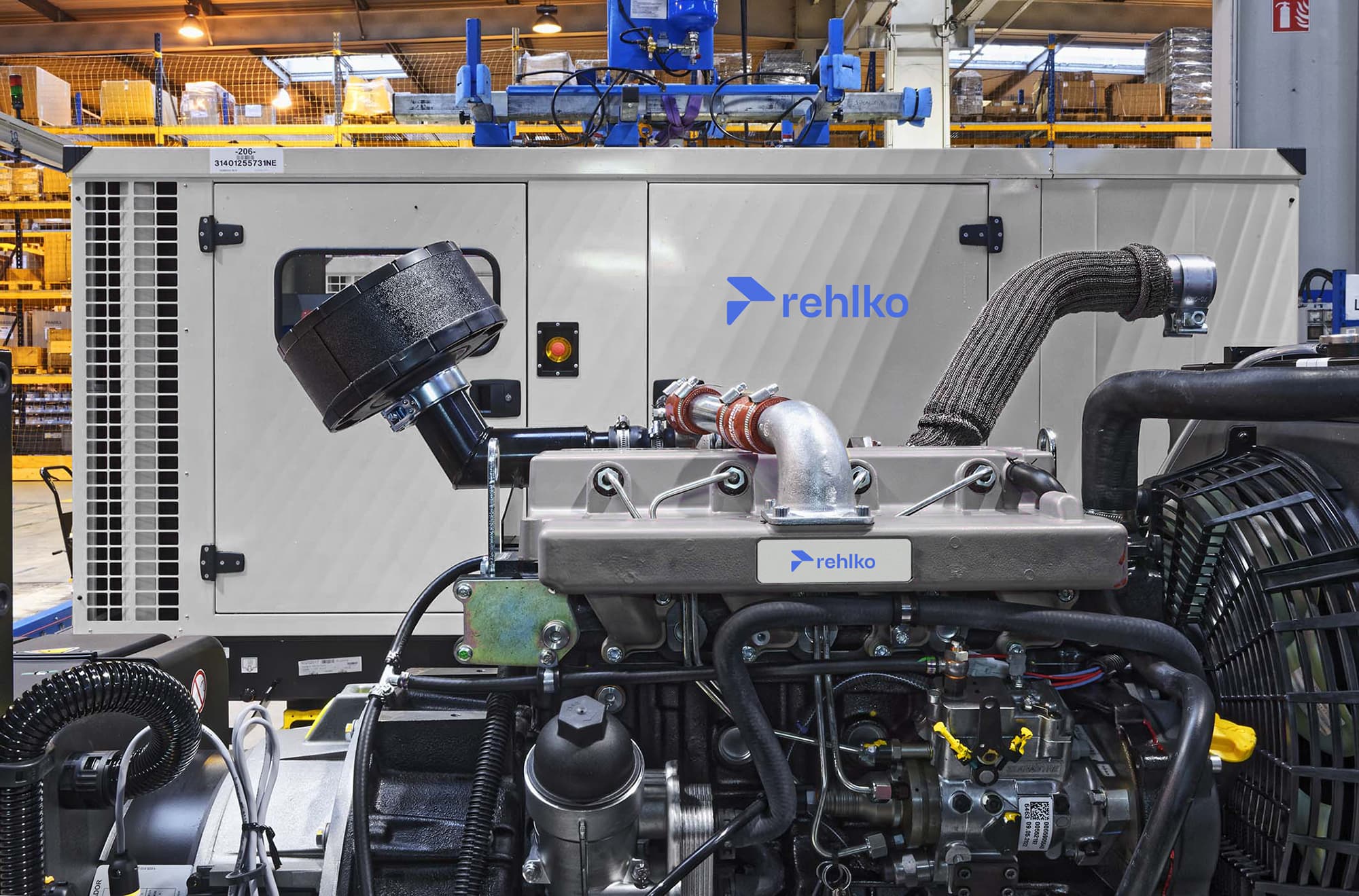 Spain 3 - Generator assembly in manufacturing facility - generator-spain-3